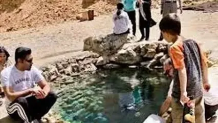 فوران یک چاه پر آب در این نقطه از کشور