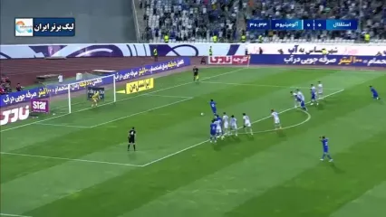 ویدیو: گل اول استقلال به آلومینیوم توسط رامین رضاییان