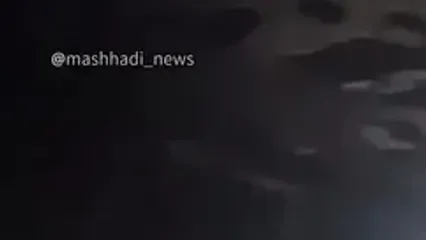 فیلم آتش‌سوزی در یک منزل مسکونی در مشهد به دلیل اتصالی برق !