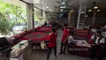 ببینید؛ غذای خیابانی در عراق؛ پخت انواع کباب در سلیمانیه به روش یک بانوی آشپز