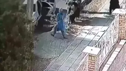لحظه ربودن یک روحانی در ایرانشهر