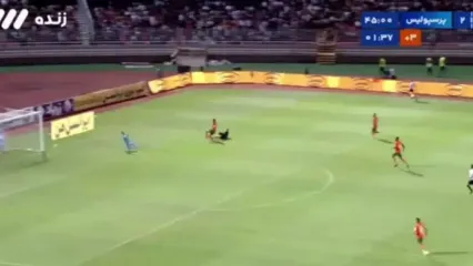 گل سوم پرسپولیس به مس رفسنجان در وقت اضافه