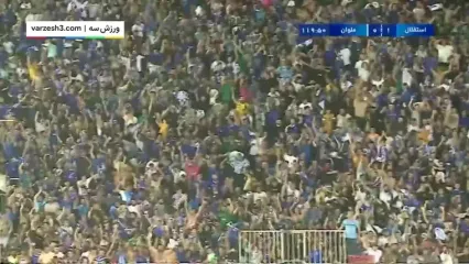 گل استقلال به ملوان توسط چشمی
