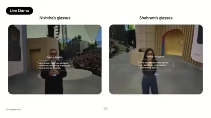 گوگل از عینک هوشمند جدید خود با قابلیت ترجمه زنده و پشتیبانی از زبان فارسی رونمایی کرد!