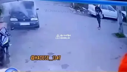 حادثه‌ برای سه شهروند بر اثر جوش آوردن رادیاتور پراید
