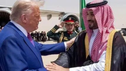 شیوه خداحافظی ترامپ از بن‌سلمان سوژه شد