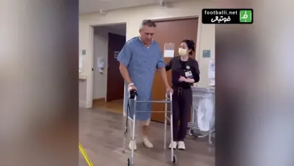 اولین تصاویر احمد عابدزاده بعد از جراحی سخت