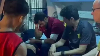 بعد از خراب کردن پنالتی سرنوشت‌ساز؛طالب ریکانی در بیمارستان بستری شد!