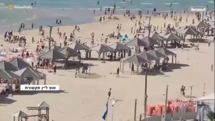 فرار دسته جمعی شهرک نشینان صهیونیست در پی شلیک موشک یمن