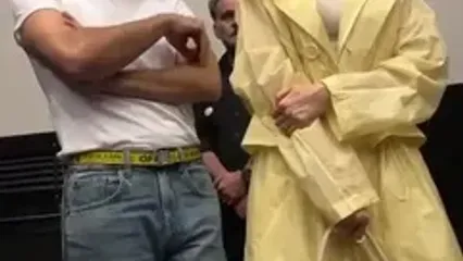 ببینید؛ پاسخ جالب فرشته حسینی به هواداری که از شهرری آمده بود