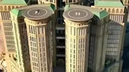 ببینید؛ بزرگترین هتل جهان در عربستان که ۴ باند فرود هواپیما دارد