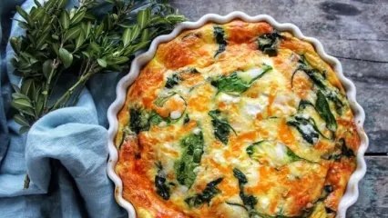 طرز تهیه یک غذای ساده و خوشمزه با اسفناج