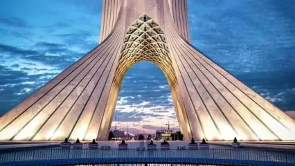 ویدئوی جدیدی که از برج میدان آزادی جلب توجه کرد