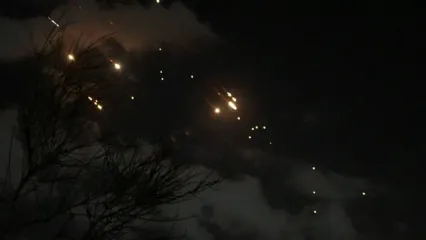 بارش بارانِ موشک در آسمان اسرائیل