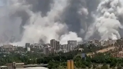 گزارش صداوسیما از حمله اسرائیل به زندان اوین