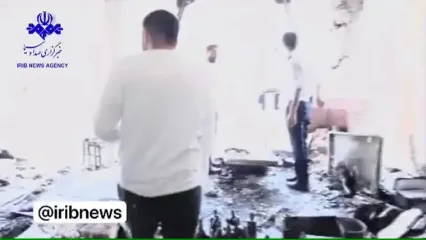 اولین تصاویر از محل انفجار صبح امروز در غرب تهران