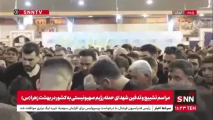 حضور محسن تنابنده در گلزار شهدای بهشت زهرا