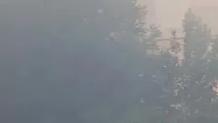 فیلم لحظه آتش سوزی خانه در میدان ولیعصر