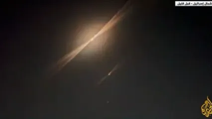 فرار خبرنگار فاکس نیوز هنگام هشدار موشکی