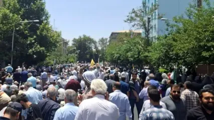 گنبد آبکشی نتانیاهو در نماز جمعه رویت شد