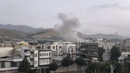 اولین تصاویر از حملات اسرائیل به پیرانشهر