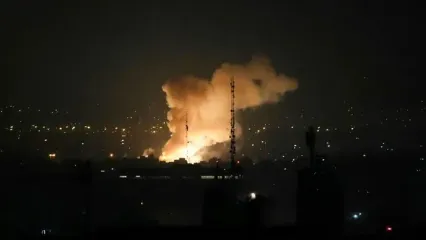آتش سوزی در فرودگاه مهرآباد بعد از حمله اسرائیل