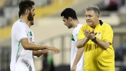 مهاجم قطر، عارف آقاسی را زد و اخراج نشد!