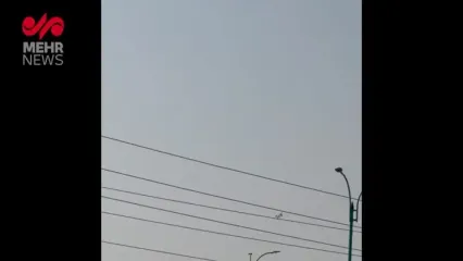 تصاویری از پرواز جنگنده‌ها بر فراز یزد
