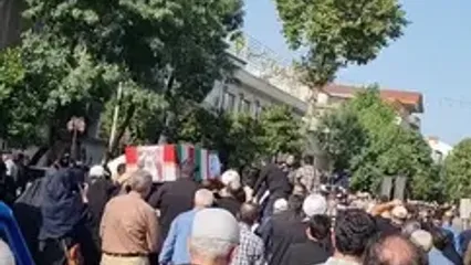مراسم تشییع پیکر شهید سید محمدرضا صدیقی صابر