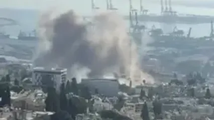 هم‌اکنون اصابت در حیفا