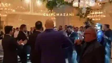 جشن ازدواج پرستاره حسن یزدانی / رقص مازنی حسن یزدانی با لباس دامادی