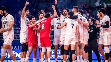 سلام نظامی ملی پوشان والیبال ایران قبل از بازی