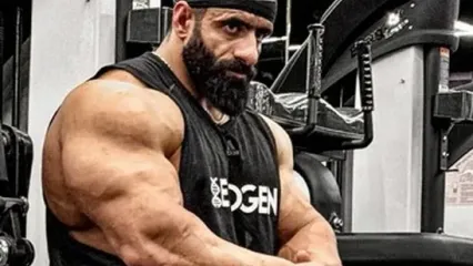 بشین و پاشوی هادی چوپان با وزنه فوق‌سنگین