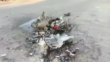 فیلم انهدام پهپاد پیشرفته اسرائیلی منتشر شد