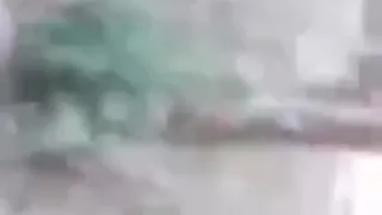 لحظه اصابت موشک‌ های اسرائیل به صداوسیما
