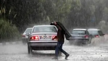 باران شدید باران در اردبیل سیل راه انداخت