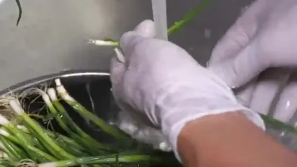 ببینید؛ غذای خیابانی در کره؛ مهارت آشپز ماهر سئولی در تهیه نودل سوبا