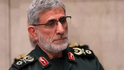 سردار قاآنی در مراسم چهلمین روز شهادت سردار سلامی
