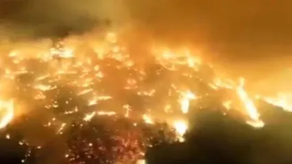 آتش‌سوزی عظیم در شمال غرب ترکیه