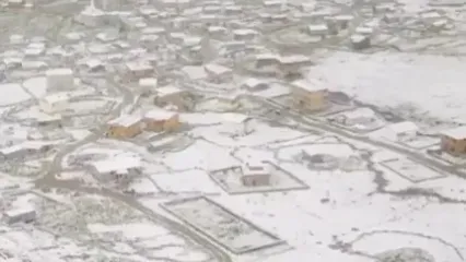 فیلم بارش برف در این شهر در وسط تابستان