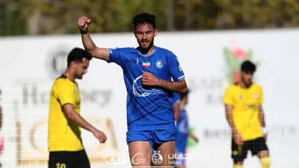 ویدئویی از گل استقلال در بازی تدارکاتی با سپاهان