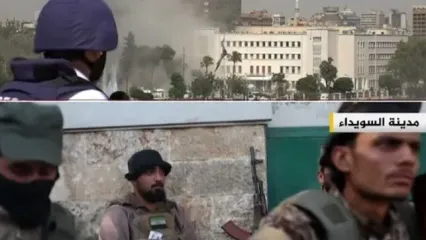 وزارت دفاع سوریه کاملا نابود شد