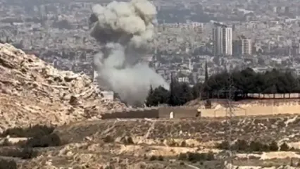 کاخ ریاست جمهوری سوریه هدف حمله قرار گرفت