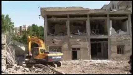 وضعیت زندان اوین پس از حمله رژیم صهیونیستی از دوربین گزارشگر چینی