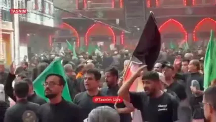 پرچم ایران در رکضه طویریج