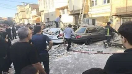 گزارش صداوسیما از شدت حادثه انفجار در قم