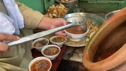 ببینید؛ غذای خیابانی در پاکستان؛ طبخ 200 کیلوگرم کله پاچه(سیری پای)