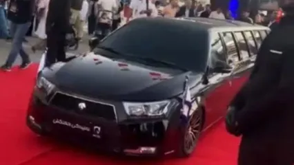 دنا لیموزین در نمایشگاه مشهد به نمایش درآمد