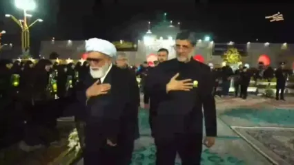 آیین خطبه‌خوانی شب شهادت امام رضا(ع) در‌ حرم مطهر رضوی