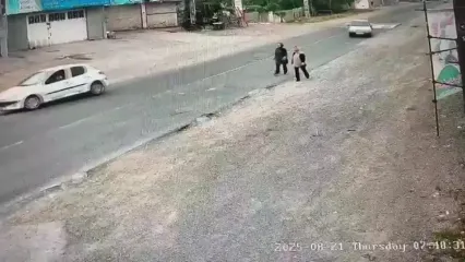 زیر گرفتن دو نفر به صورت عمدی با ماشین در روستای بازیارکلا نوشهر در استان مازندران
